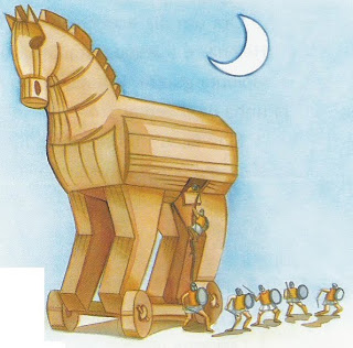 Ulisses e o Cavalo de Tróia